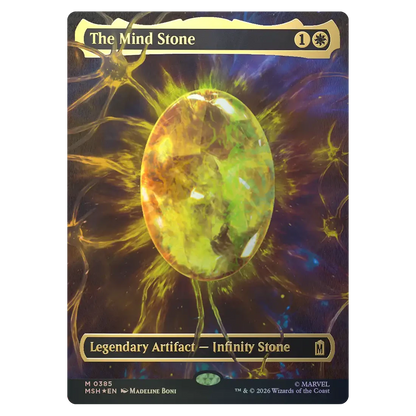 Marvel Super Heroes The Mind Stone Headliner