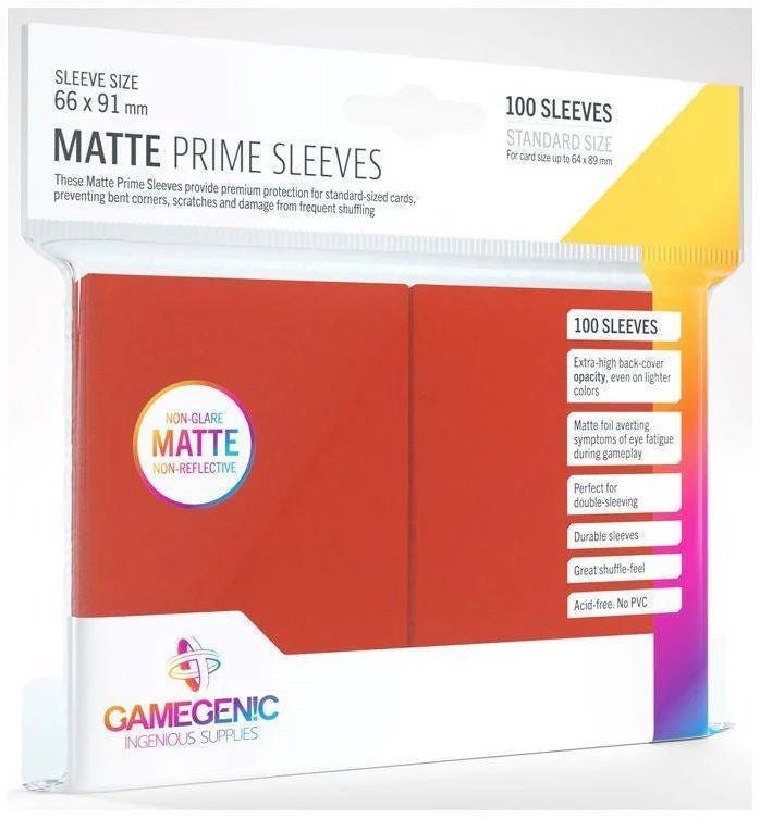 Gamegenic Prime Card Sleeves (66mm x 91mm) (100 Sleeves Per Pack)
