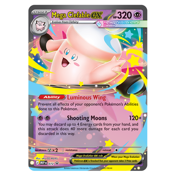Mega Evolution - Mega Clefable ex Card