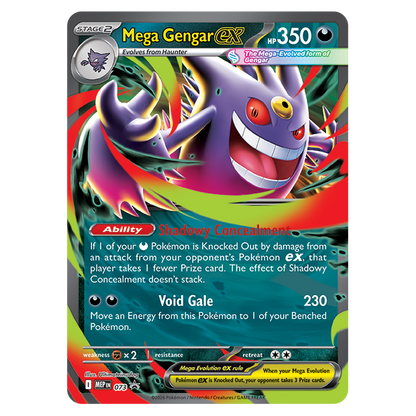Mega Evolution - Mega Gengar ex Card