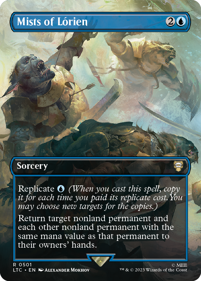MTG Lord of the Rings Mists of Lórien card