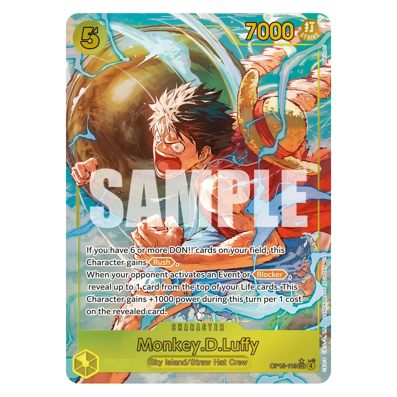 Monkey D Luffy One Piece Adventure on Kami’s Island
