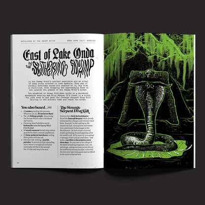 Mork Borg RPG, Cult Heretic interior artwork view 3