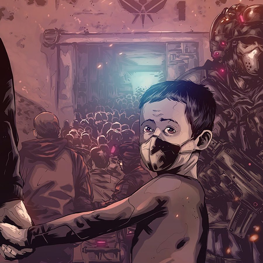 Mutant Year Zero RPG, Elysium interior artwork view 3