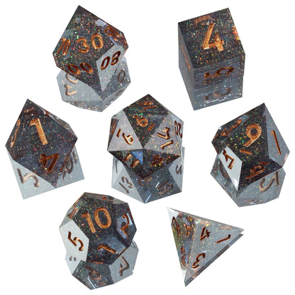 Sharp Edge Dice Mysterious Space