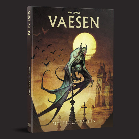 Vaesen Mythic Carpathia front cover and product presentation