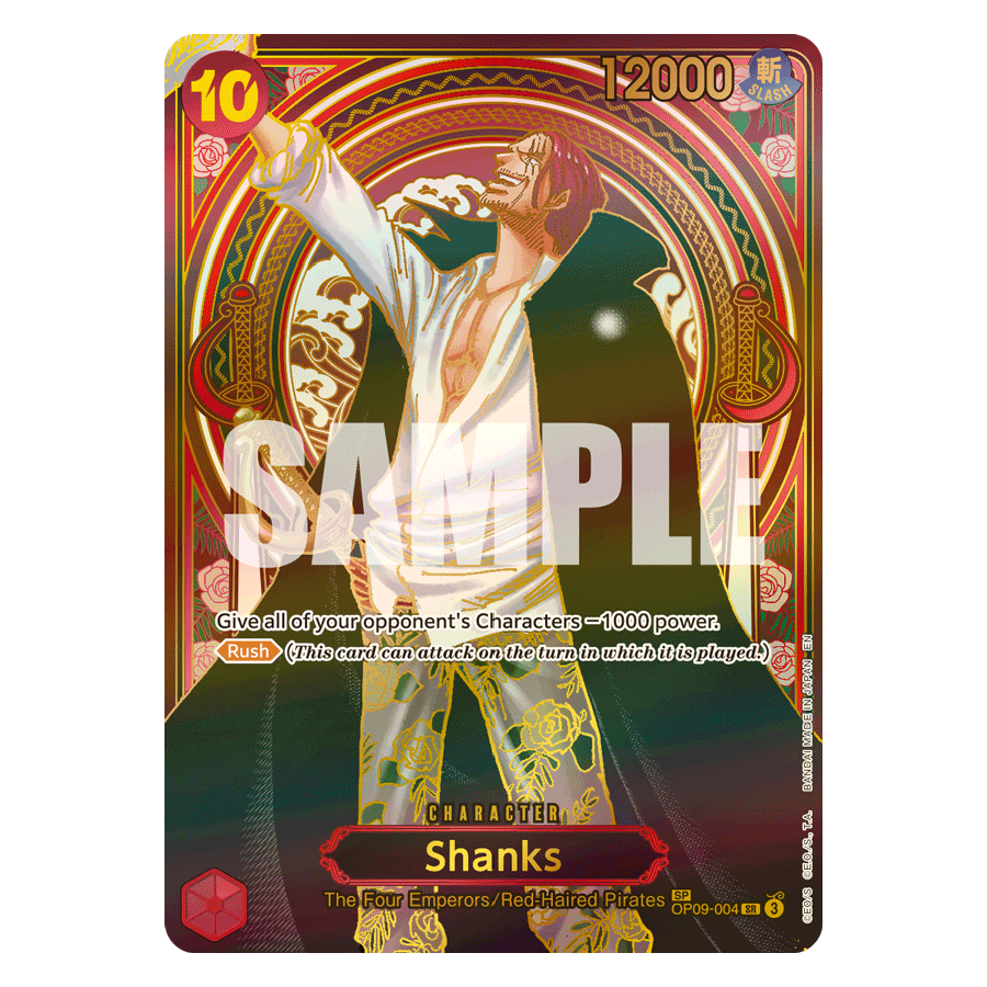 One Piece OP-13 Shanks Gold