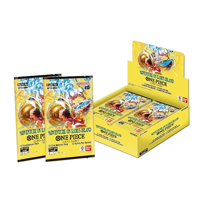 One Piece Card Game Adventure on Kami’s Island sealed display