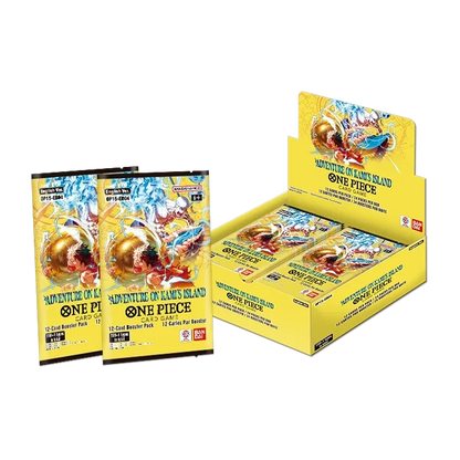One Piece Card Game Adventure on Kami’s Island sealed display
