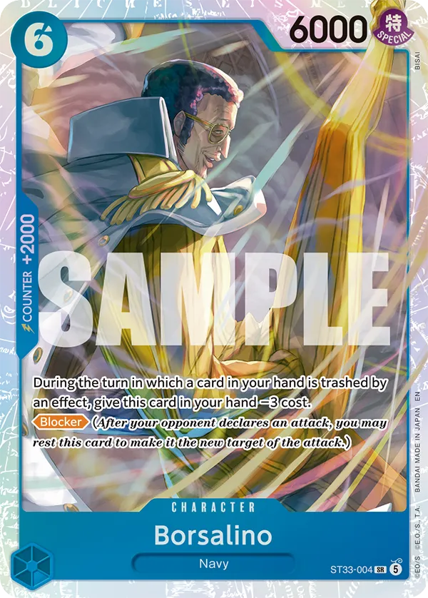 One Piece Card Game ST33 ST33-004 Borsalino
