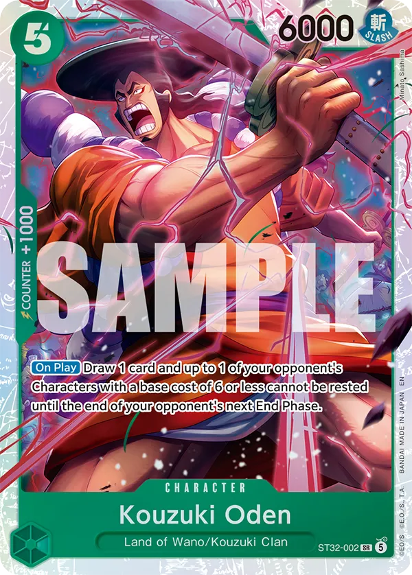One Piece Card Game Starter Deck ST-32 ST32-002 Kouzuki Oden