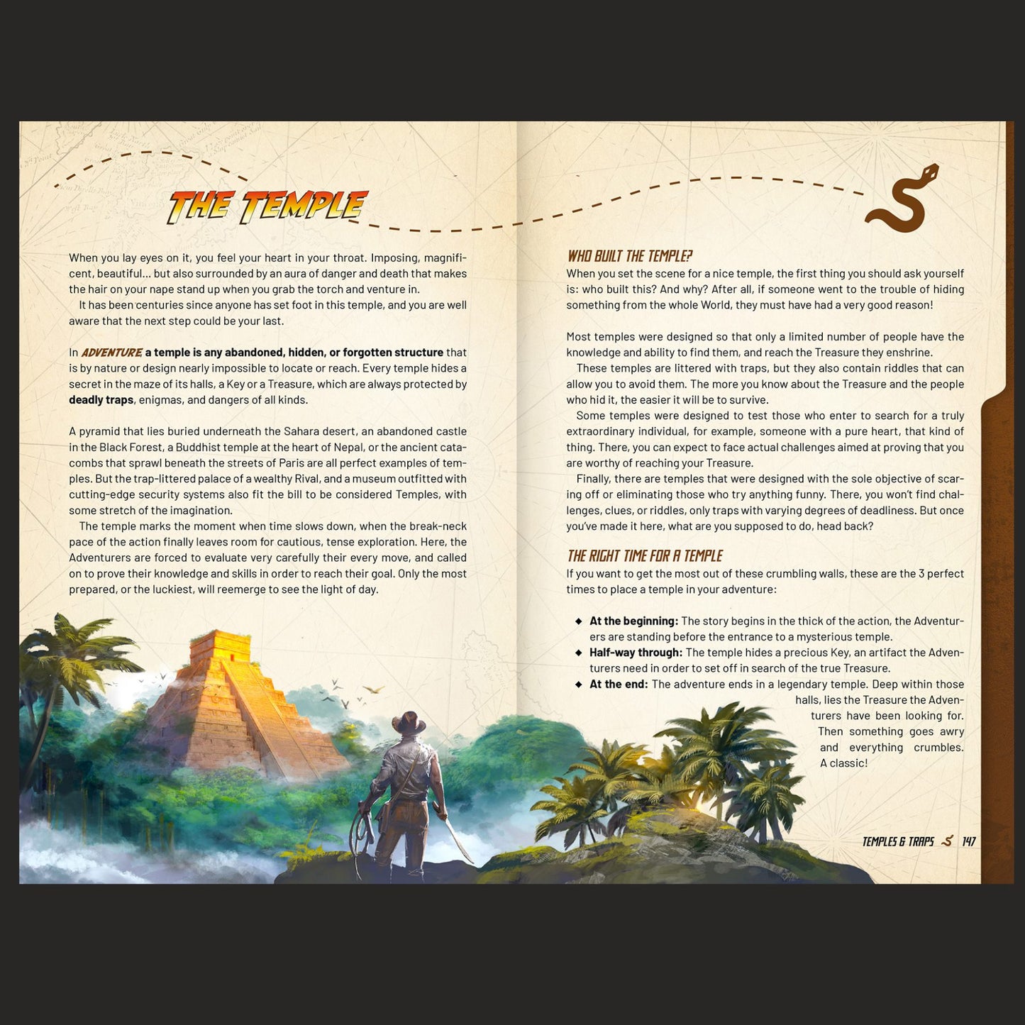 Outgunned Adventure Core Rulebook interior rules and artwork spread 02