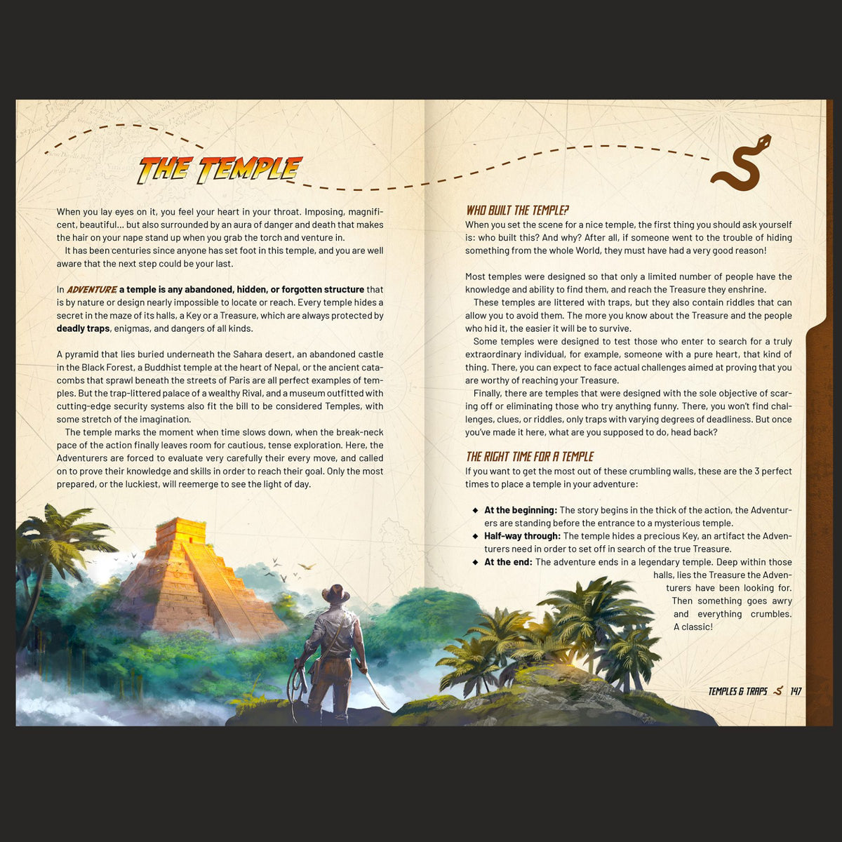 Outgunned Adventure Core Rulebook interior rules and artwork spread 02