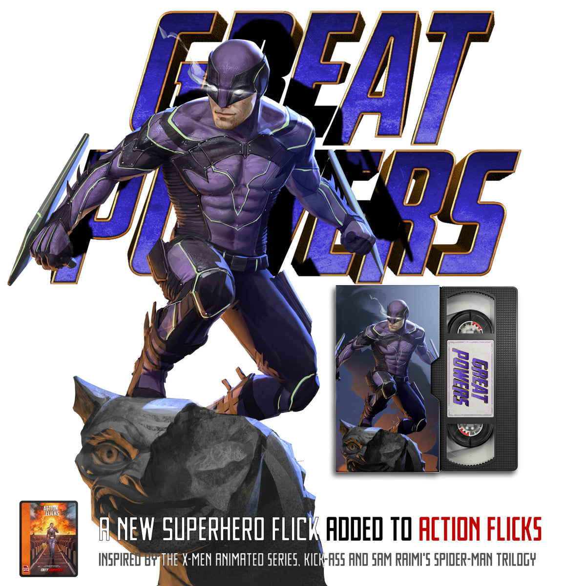 Outgunned Action Flicks, Volume 1 interior artwork view 5