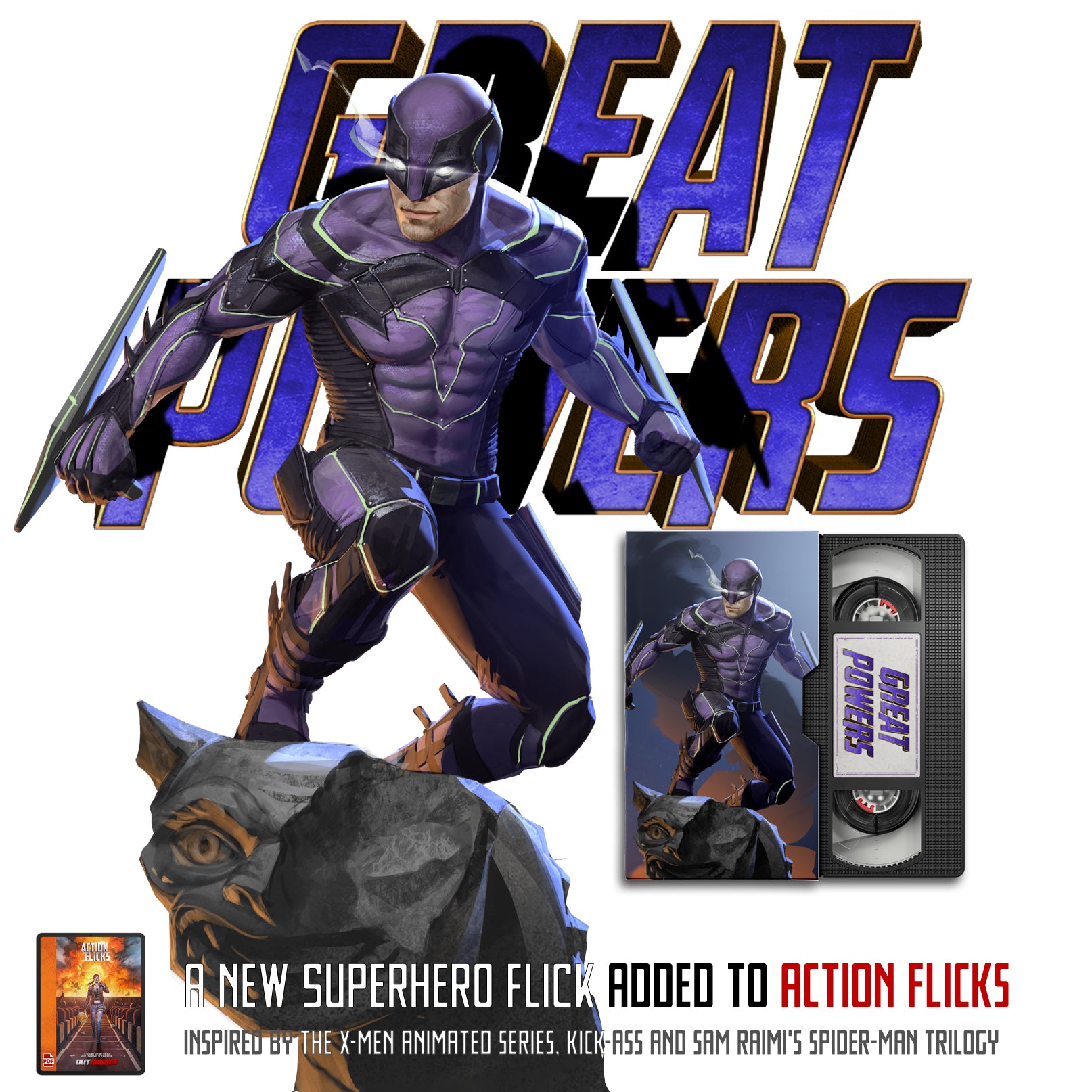 Outgunned Action Flicks, Volume 1 interior artwork view 5