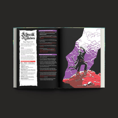 Pirate Borg Down Among the Dead interior rules and artwork spread 06