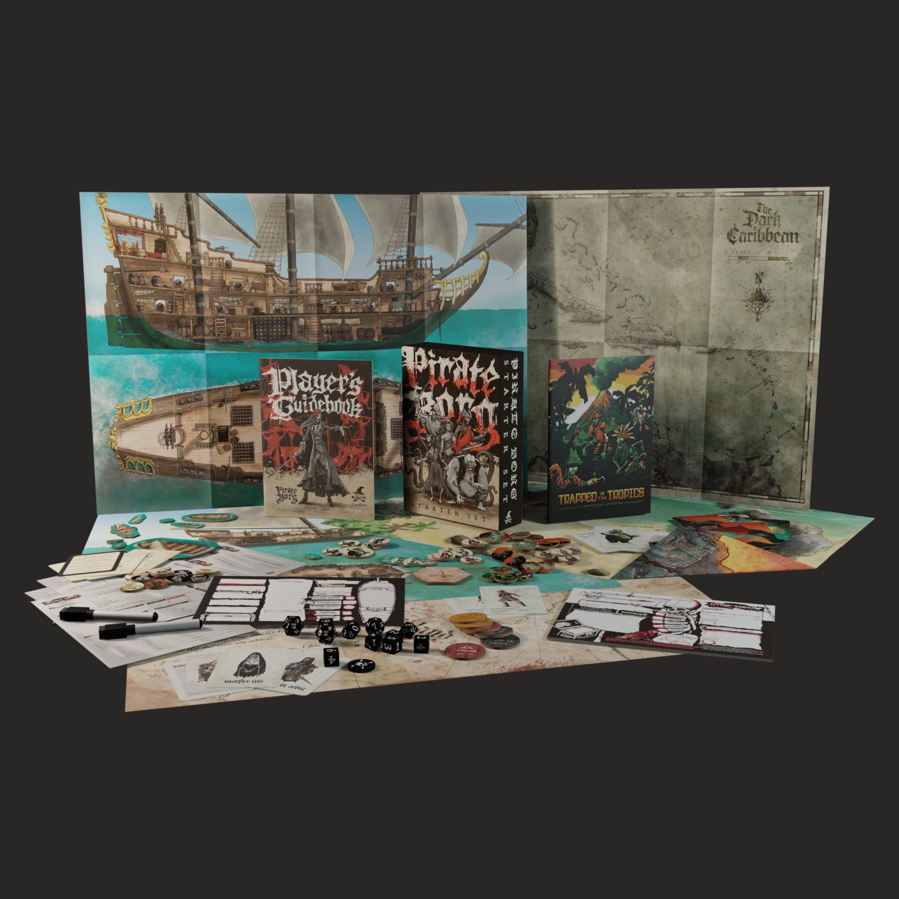 Pirate Borg Starter Set complete product contents