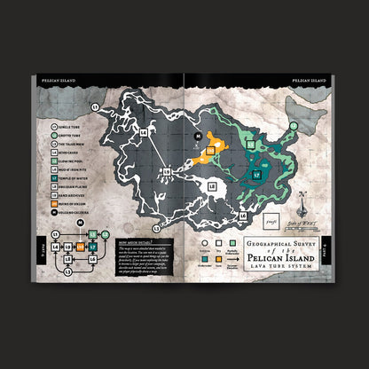Pirate Borg Starter Set interior rules and artwork spread 05