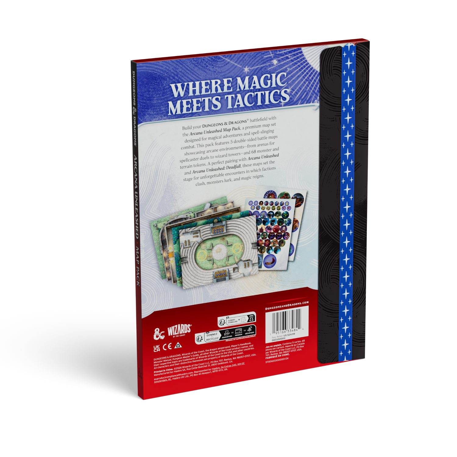 Arcana Unleashed tactical maps for D&D