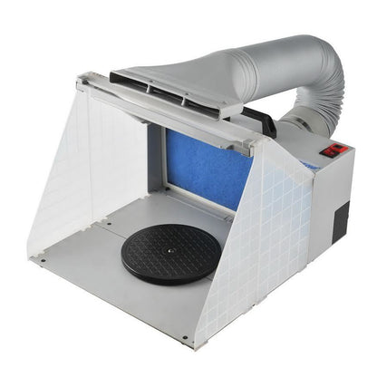 2SPRAY PSSB0015 portable airbrush spray booth opened for use
