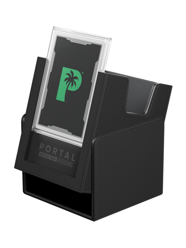 Palms Off Gaming deck box with removable magnetic lid