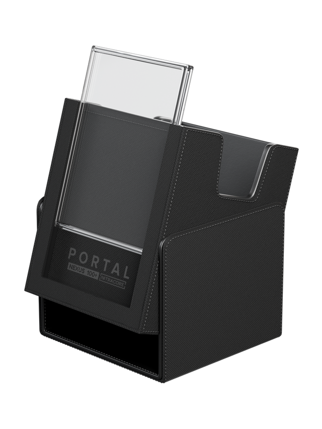 Black Portal Nexus 100+ deck box for TCG cards