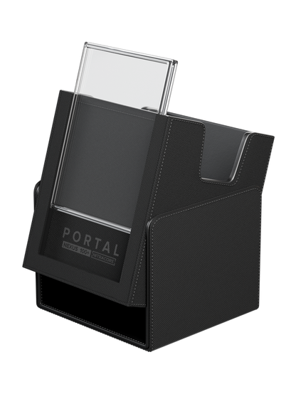 Black Portal Nexus 100+ deck box for TCG cards