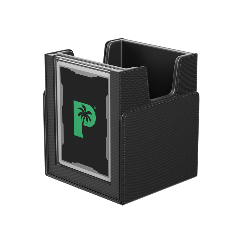 Palms Off Gaming Black Deck Box with Commander Case