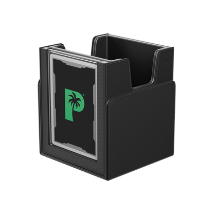 Palms Off Gaming Black Deck Box with Commander Case