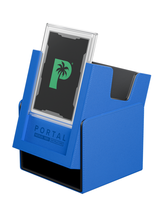 Palms Off Gaming deck box with removable magnetic lid