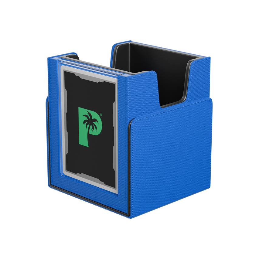 Palms Off Gaming Blue Deck Box with Commander Case