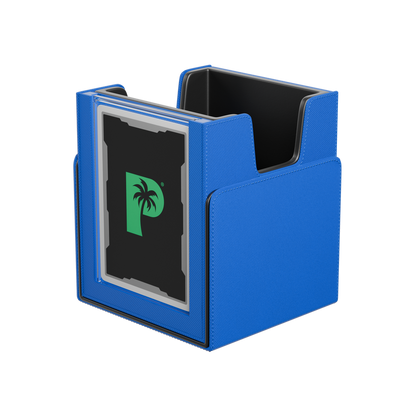 Palms Off Gaming Blue Deck Box with Commander Case