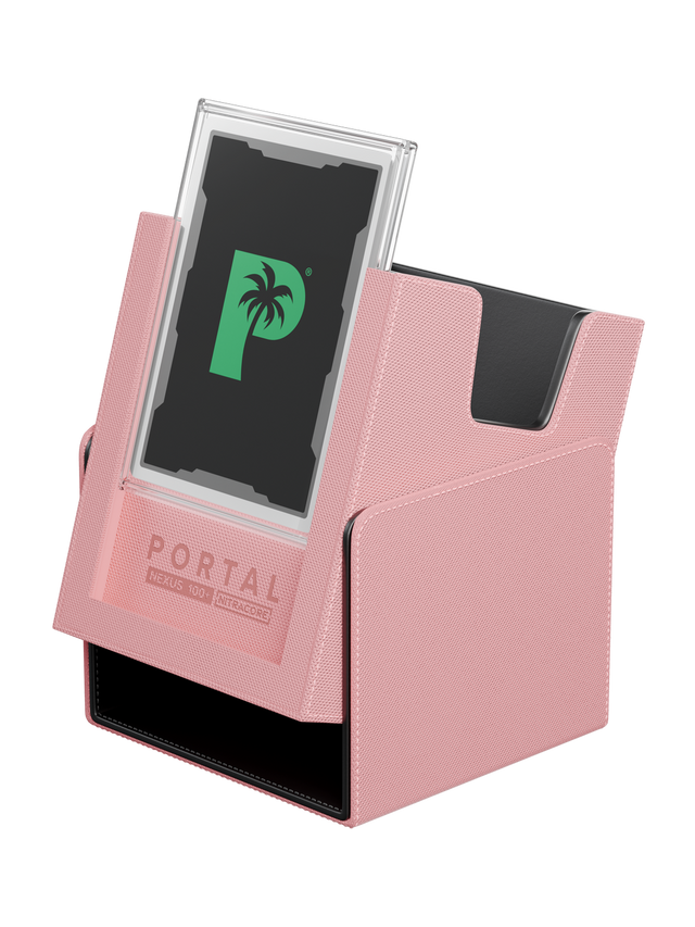 Palms Off Gaming deck box with removable magnetic lid