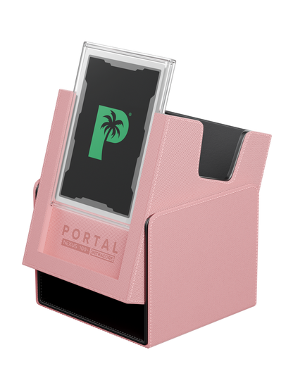 Palms Off Gaming deck box with removable magnetic lid