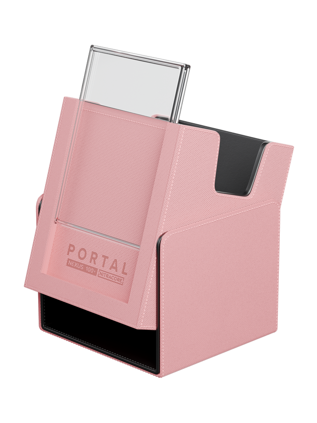 Pink Portal Nexus 100+ deck box for TCG cards