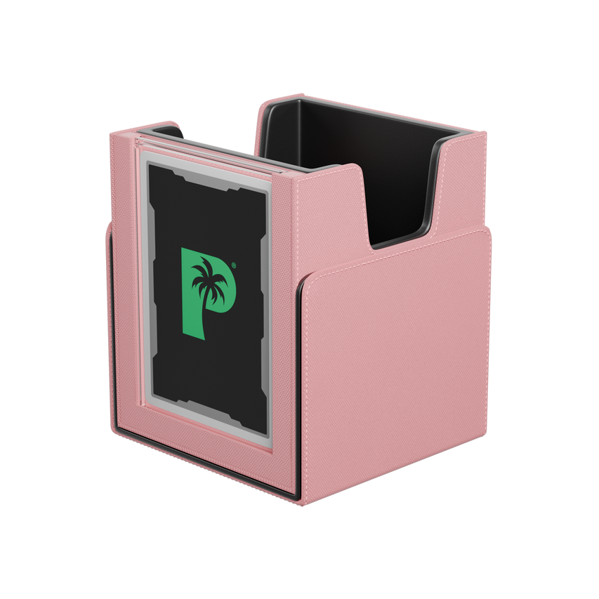 Palms Off Gaming Pink Deck Box with Commander Case