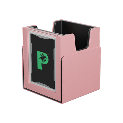Palms Off Gaming Pink Deck Box with Commander Case