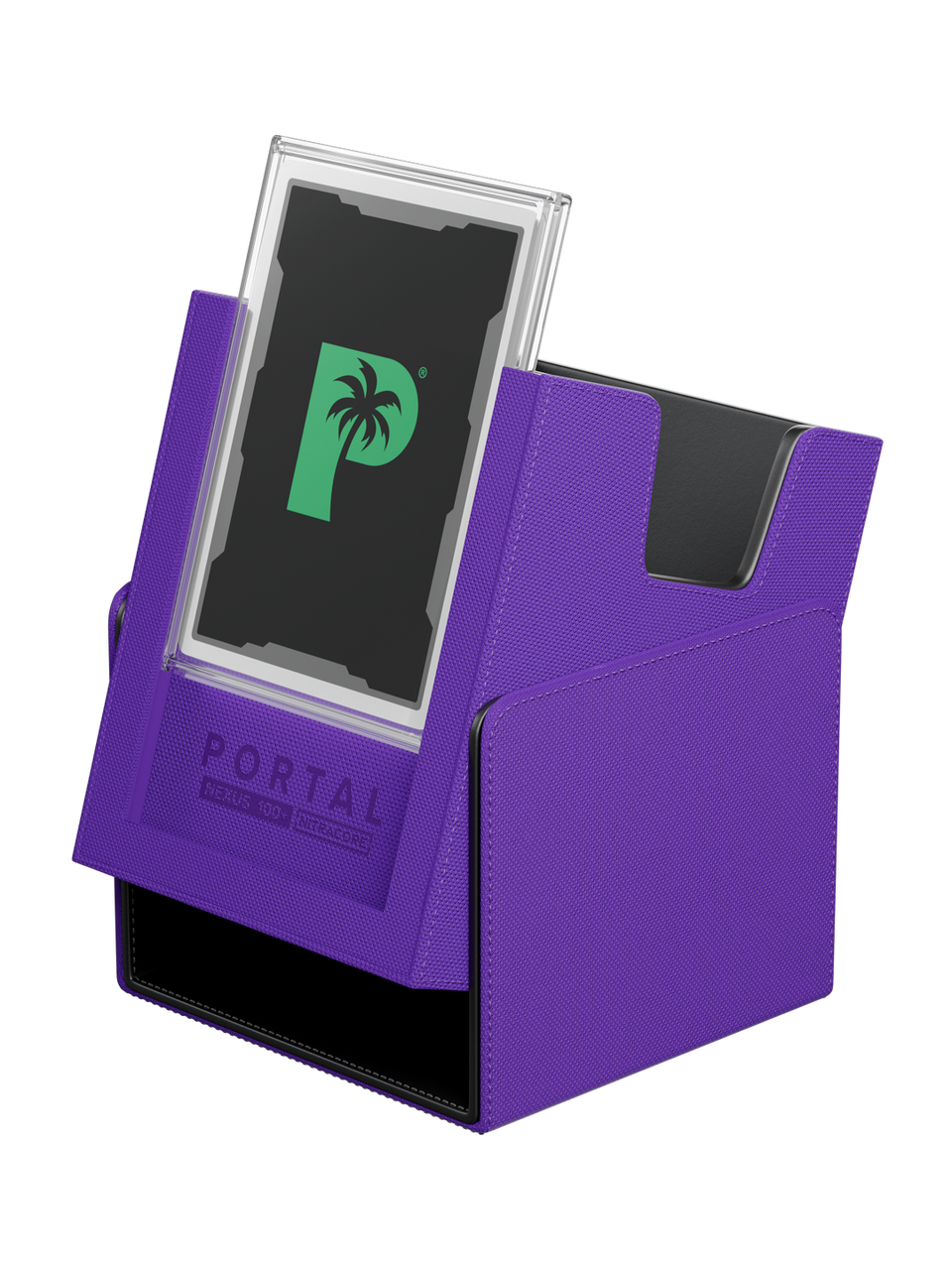 Palms Off Gaming deck box with removable magnetic lid