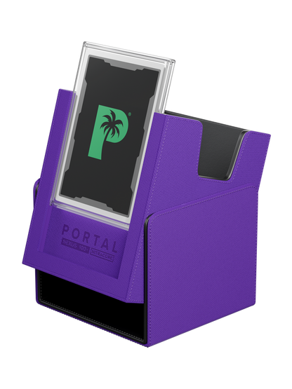 Palms Off Gaming deck box with removable magnetic lid