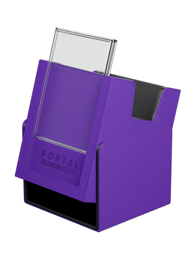 Purple Portal Nexus 100+ deck box for TCG cards