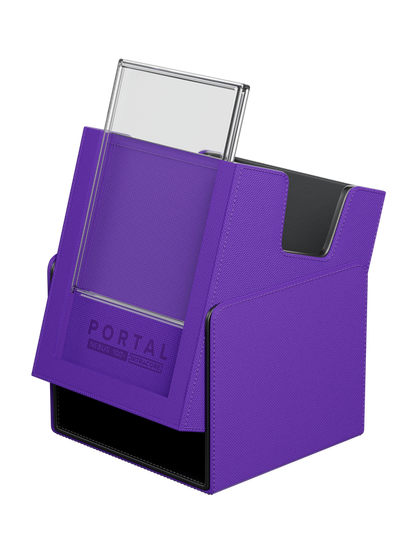Purple Portal Nexus 100+ deck box for TCG cards