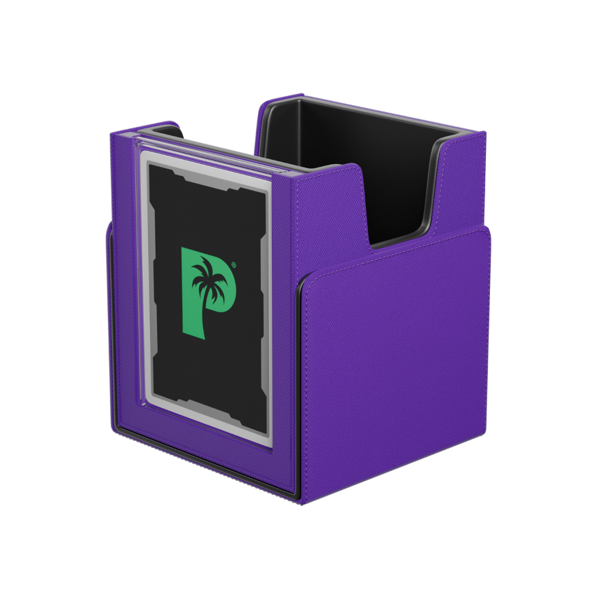 Palms Off Gaming Purple Deck Box with Commander Case