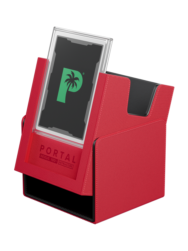 Palms Off Gaming deck box with removable magnetic lid