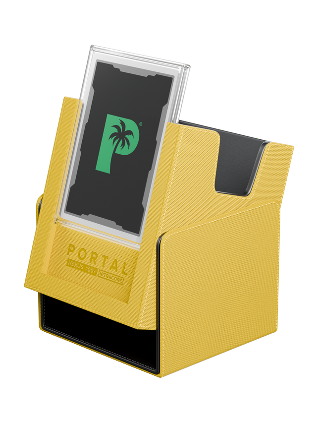 Palms Off Gaming deck box with removable magnetic lid
