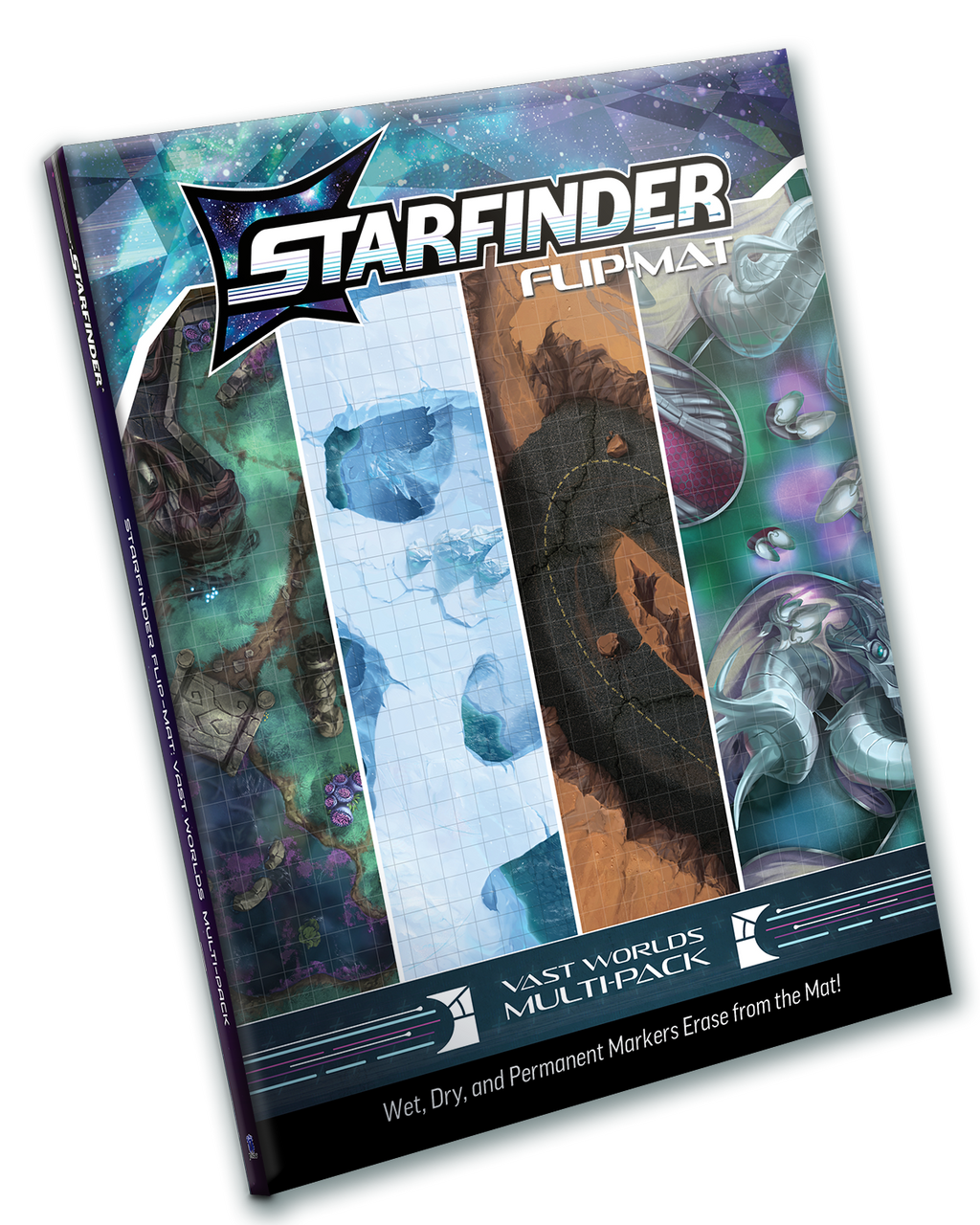 Starfinder Flip-Mat: Vast Worlds Multi-Pack (S2)