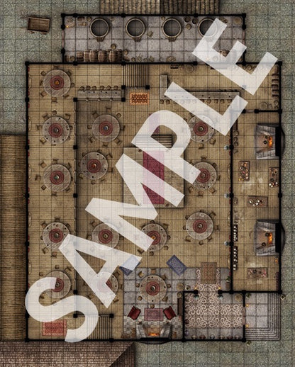 Pathfinder Accessories: FlipMat Classics: Urban Tavern