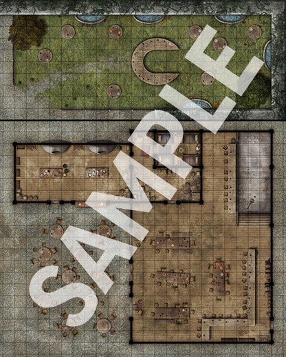 Pathfinder Accessories: FlipMat Classics: Urban Tavern