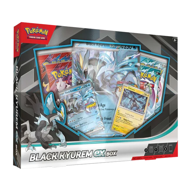 Pokémon Black Kyurem ex and Zekrom ex promo box