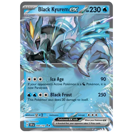 Pokémon Black Kyurem ex and Zekrom ex promo box - Black Kyurem ex