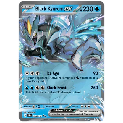 Pokémon Black Kyurem ex and Zekrom ex promo box - Black Kyurem ex